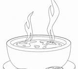 Soup Coloring Bowl Pages Drawing Printable Getdrawings Getcolorings sketch template