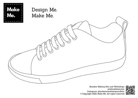 printable sneaker template printable templates