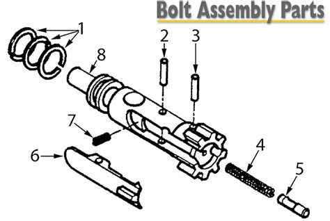 model  sales bolt assembly parts