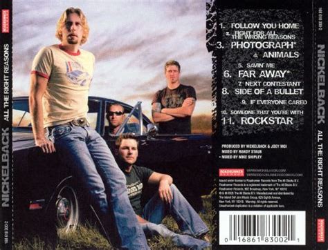 All The Right Reasons Nickelback Songs Reviews Credits Allmusic