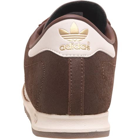 buy adidas originals mens beckenbauer   trainers vintage brownwhite