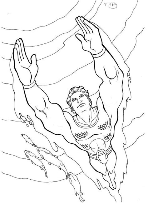 aquaman coloring pages learn  coloring