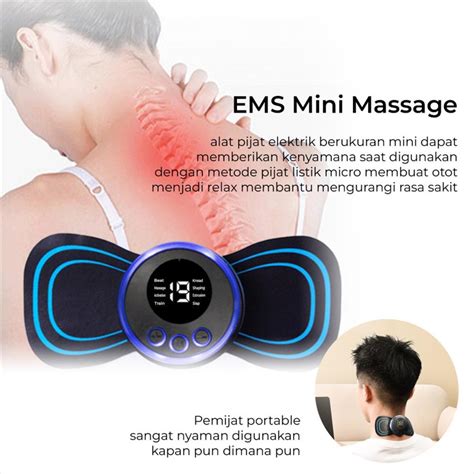 Jual Alat Pijat Mini Portable Leher Mini Massager Electric Shopee