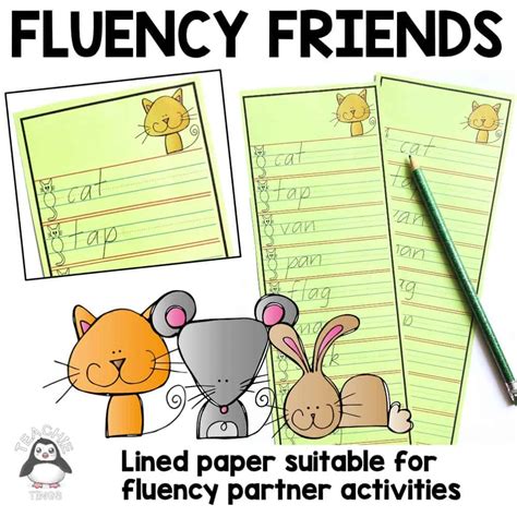 reading fluency ideas teachie tings
