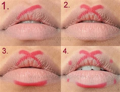 tutorial how to apply red lipstick perfectly steps products used
