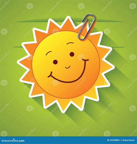greeting card  sun stock vector illustration  weather