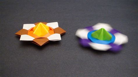 paper spinning top modular action origami tcgames hd