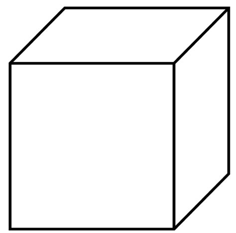 shapes printable worksheet cube shape
