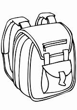 School Bag Coloring Pages Categories sketch template