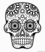 Teens Coloring Pages Coloring4free Skull Sugar Related Posts sketch template