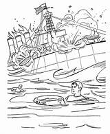 Immigration Sinking Battleship Sunken sketch template