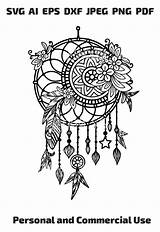 Dreamcatcher Svg Dream Catcher Mandala Boho Coloring Tattoo Pages Etsy Floral Choose Board Tattoos sketch template
