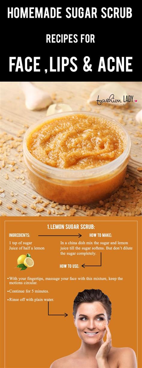 3 Most Useful Natural And Homemade Sugar Scrub Recipes For Face Lips