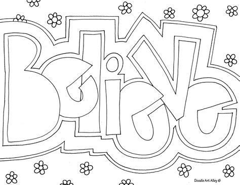 gambar word coloring page generator pages ideas doodle art alley book