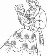 Belle Coloring Pages Baby Disney Print Getcolorings Printable Princesses Color sketch template