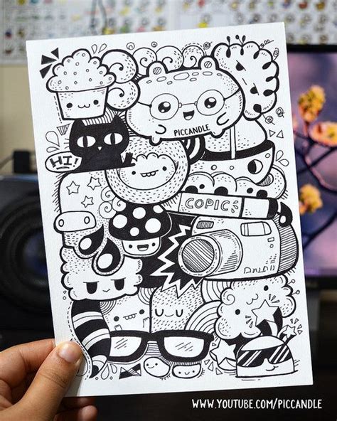 full page marker doodle pic candle doodle doodle drawings kawaii