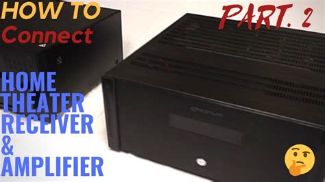 connect  home theater receiver   power