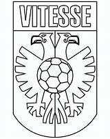 Vitesse Voetbal Kleurplaten Kleurplaat Eredivisie Feyenoord Arnhem Kleuren Uitprinten Spongebob Beker Downloaden sketch template