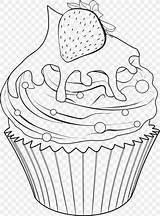 Cupcakes Drawing Delicious Coloring Cupcake Food Book Outline Bake Baking Cup Baked Goods sketch template
