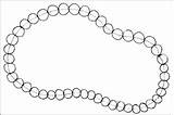 Coloring Beads sketch template