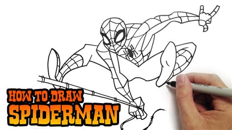 draw spiderman super easy video lesson youtube