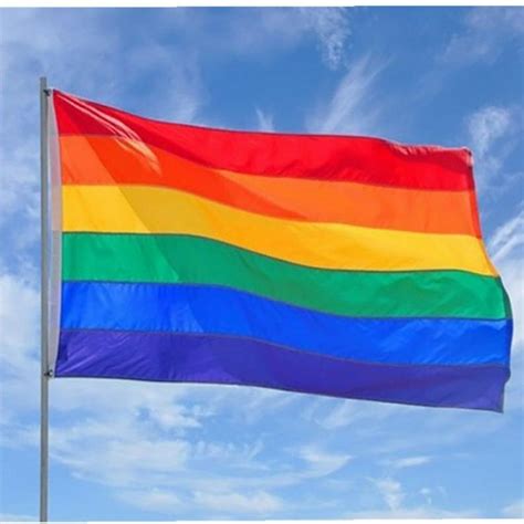 rainbow pride flag gay lesbian lgbt mardi gras party banner outdoor 90