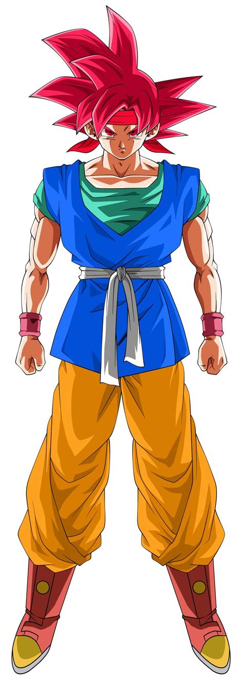 Super Saiyan God Goku Jr Alt1 By Obsolete00 On Deviantart Dragon Ball