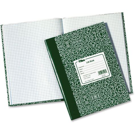 tops quad ruled lab research notebook  sheets