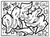 Graffiti Pages Coloring Characters Color Getdrawings Getcolorings Adults sketch template
