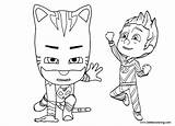 Catboy Coloring Pages Pj Masks Connor Template sketch template