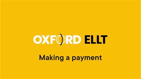 payment  booking oxford ellt youtube