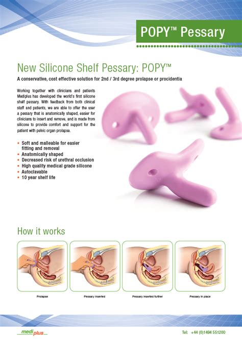 Silicone Shelf Pessary Popy™ Vivamed