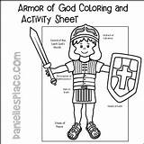 Armor Activities Cutouts sketch template