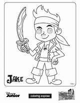 Jake Pirates Neverland Coloring Pages Expose Click sketch template