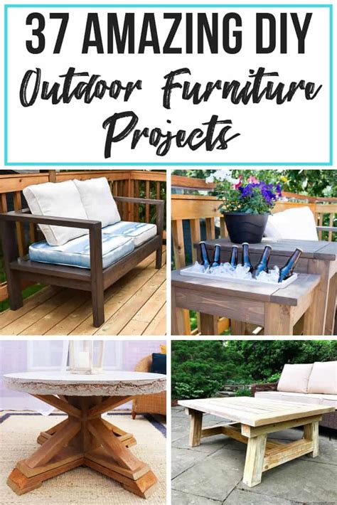 amazing diy outdoor furniture plans  handymans daughter