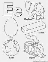 Letter Worksheet Alphabet Printable Kids English Letters Worksheets Coloring Preschool Pages Abc Book Words Activities Sheet Learning Color Preschoolers Work sketch template