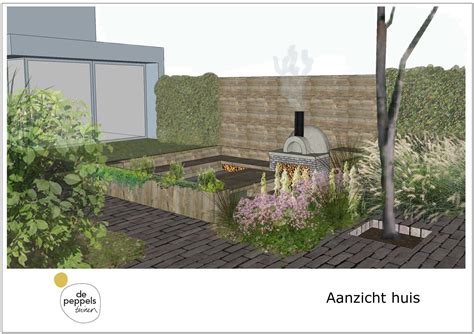 moderne tuin met zitkuil tuinontwerp  tuinarchitect wij ontwerpen tuinen om  te leven