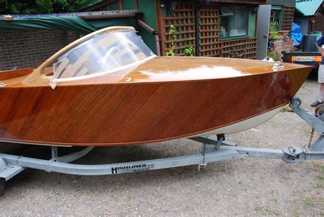 wooden speed boat build windscreen frame  cabin front lipping