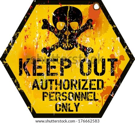 sign warning prohibition sign stock vector