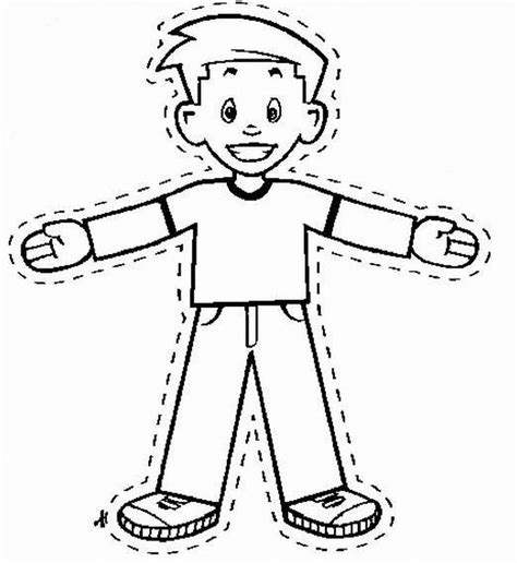 people cutouts  kids coloring page coloring home