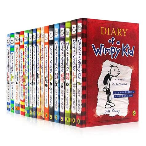 buy jeff kinney diary   wimpy kid  books series complete collection   books  boxed