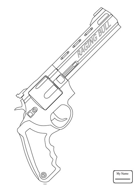 sniper rifle coloring page