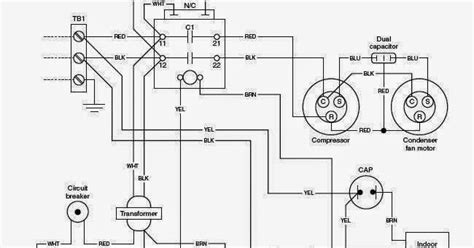 marinah  central air wiring diagram hvac training dual run capacitor wiring youtube