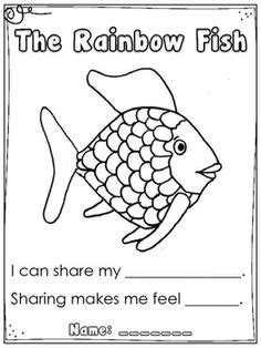 color  number rainbow fish printable rainbow fish activities fish