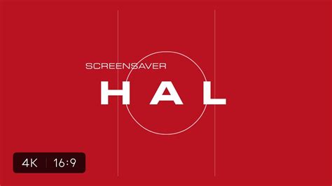 hal  screensaver   widescreen youtube