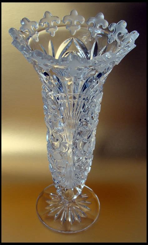 Cut Glass Lead Crystal Vase French