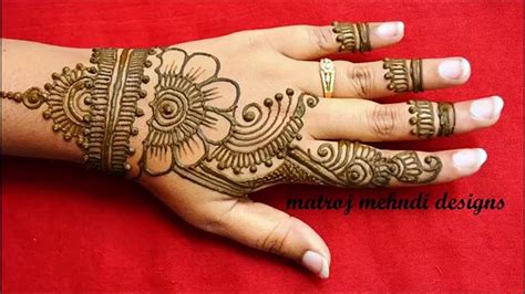 easy beginner easy henna tattoo mehandi designs simple
