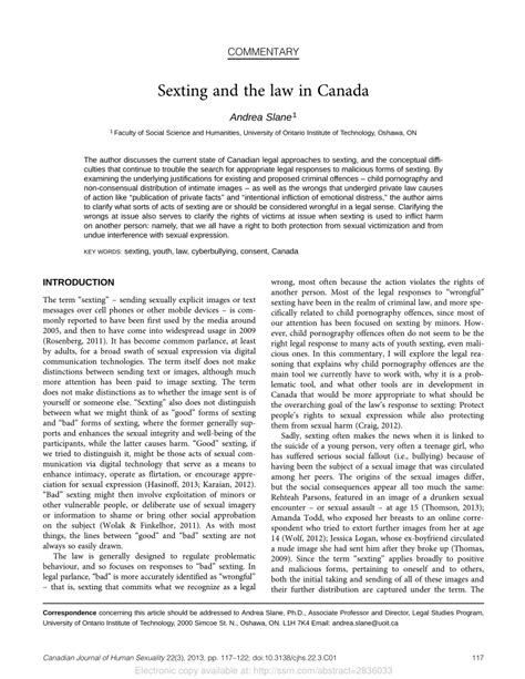 pdf sexting and the law in canada
