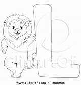 Lion Coloring Outlined Illustration Royalty Clipart Bnp Studio Vector Poster Print 2021 sketch template