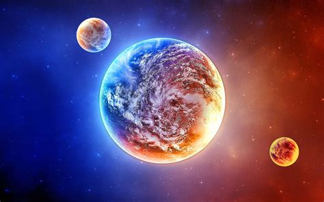 colorful planets pics  space